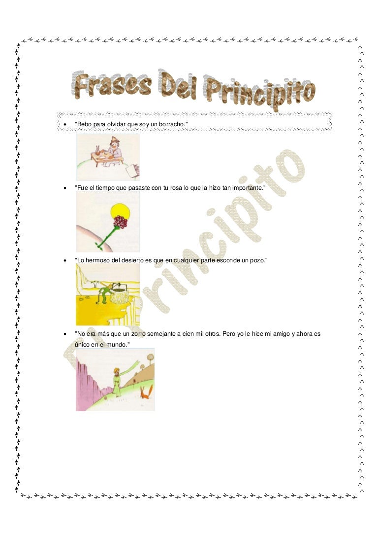 Frases del principito