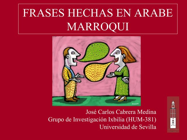 Frases hechas en árabe marroqui