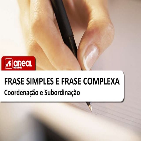 Frase simples complexa coord_subord | PPTX