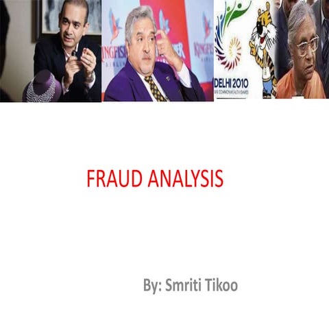 Fraud analysis