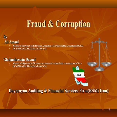 Fraud & corruption