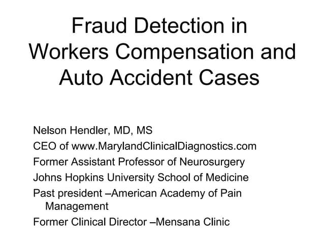 Fraud detection