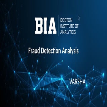 Fortifying Fraud Detection: Advanced Data Analysis Techniques for Enhanced Se...