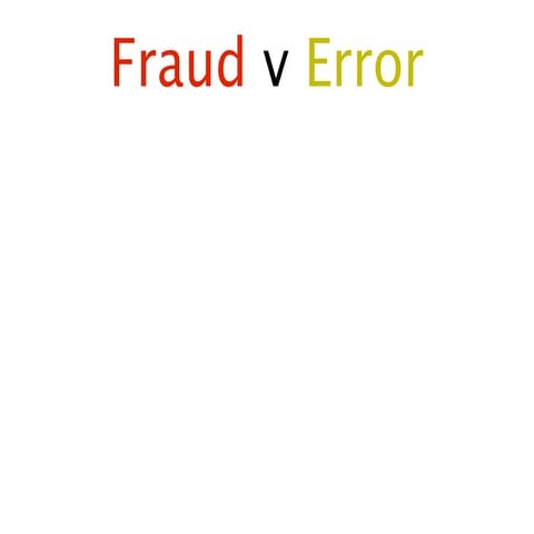 Audit Fraud & error p7
