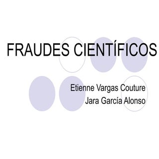 Fraudes científicos