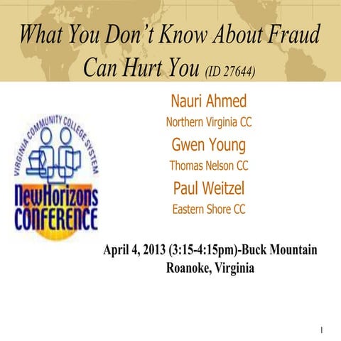 Fraud presentation april 4  id 27644