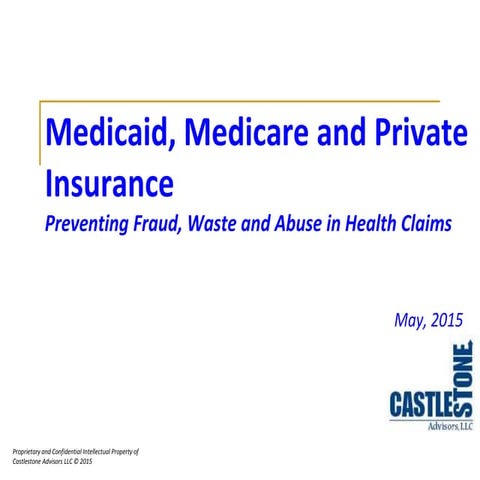 Fraud prevention for health insurers