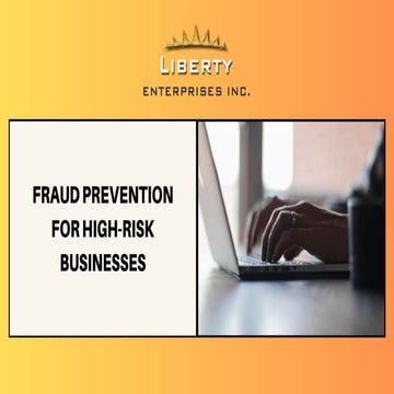 Fraud Prevention for High-Risk Businesses | PDF