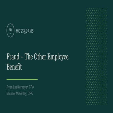FraudThe OtherEmployeeBenefit.pptx