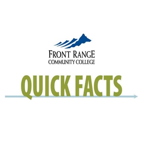 FRCC Quick Facts | PPTX