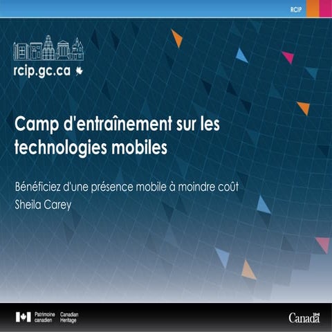 Bénéficiez d'une présence mobile à moindre coût - Sheila Carey - Camp d'entra...