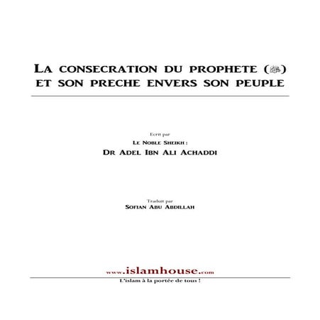 Fr consecration prophete