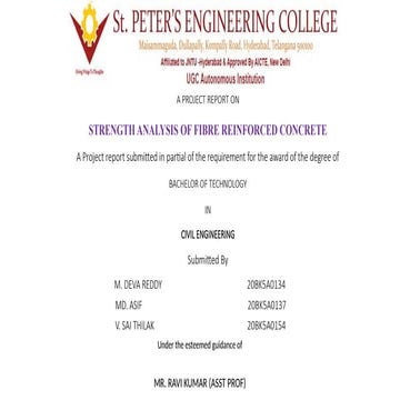 Fiber Reinforced concrete (FRC) Fiber Reinforced concrete (FRC) | PPTX