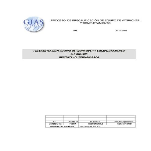 Frecuencia de inspeccion