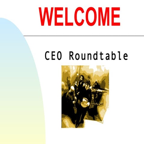 IDeACOM CEO roundtable presentation 2001