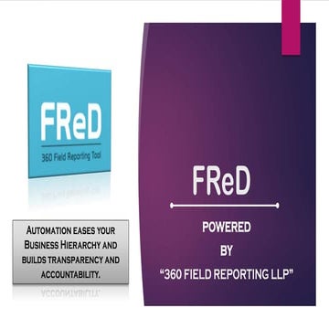 Pharma Field Operations automation with FReD 