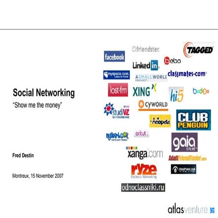 Fred Destin - Tech Tour: Show Me The Money