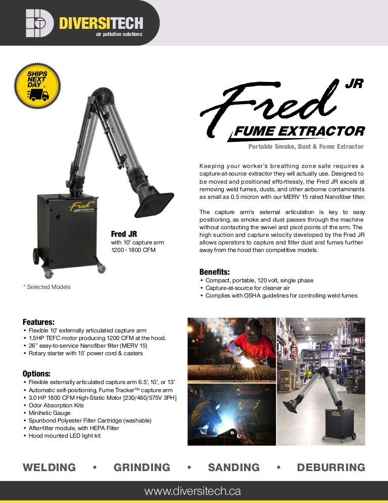 Fred JR Product Sheet
