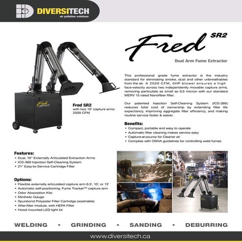 Fred Mini Vac II - Product Sheet | PDF