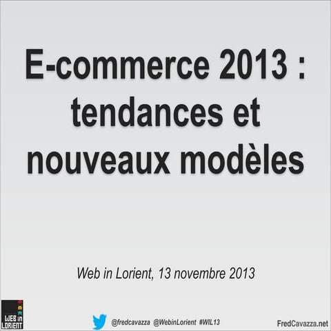 Tendances et nouveaux modèles du commerce en ligne