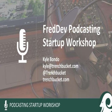 Podcasting Startup Workshop