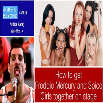 How to get Freddie Mercury and Spice Girls together on stage