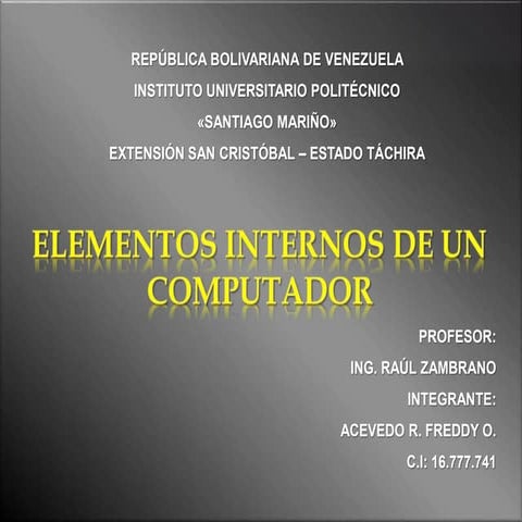 Freddy acevedo hardware