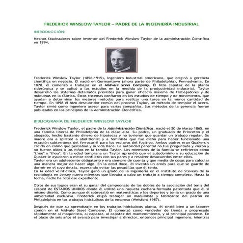 Frederick Winslow Taylor