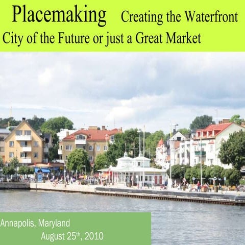 Creating the Waterfront City of the Future