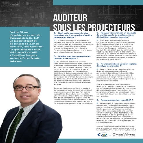 Auditeur Sous Les Projecteurs: Fred Lyons