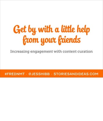 FredNMT 2013 Content Curation