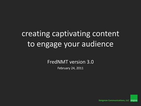 Creating Captivating Content