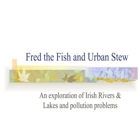 Fred the fish_and_urban_stew killarney