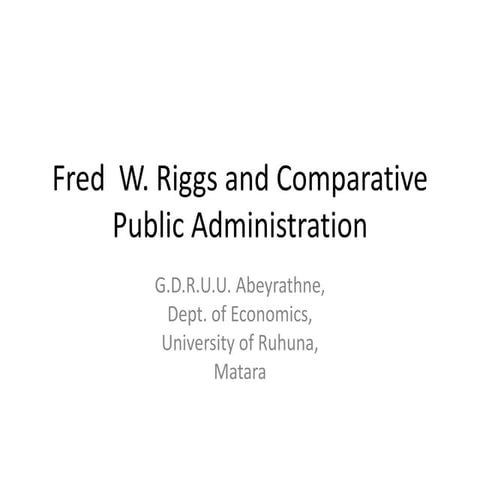 Fred  w. riggs