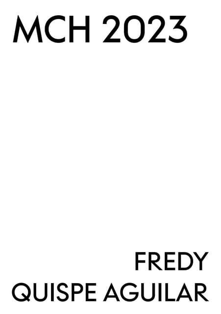 Fredy Quispe, MCH2023, Perú