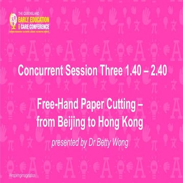 Free Hand Paper Cutting - From Beijing to Hong Kong