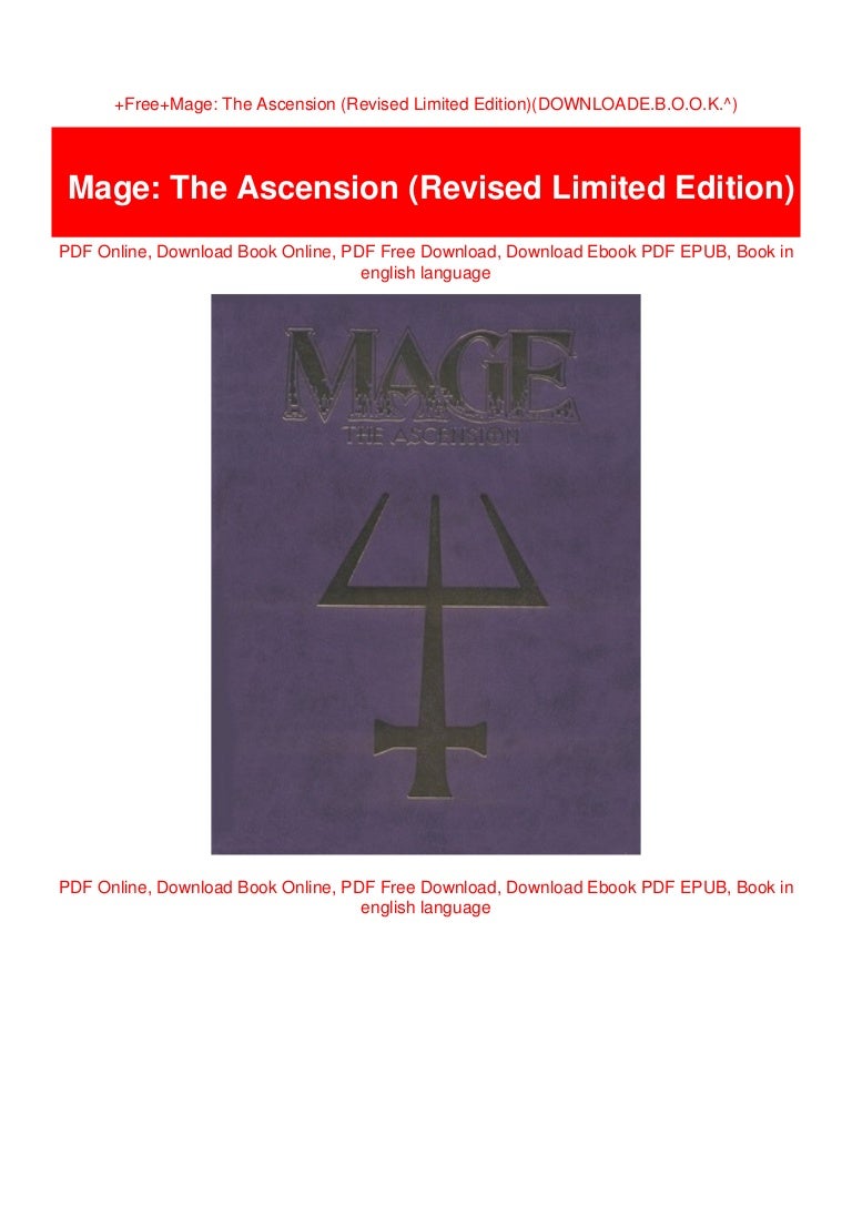 +Free+Mage The Ascension (Revised Limited Edition)(DOWNLOADE.B.O.O.K…