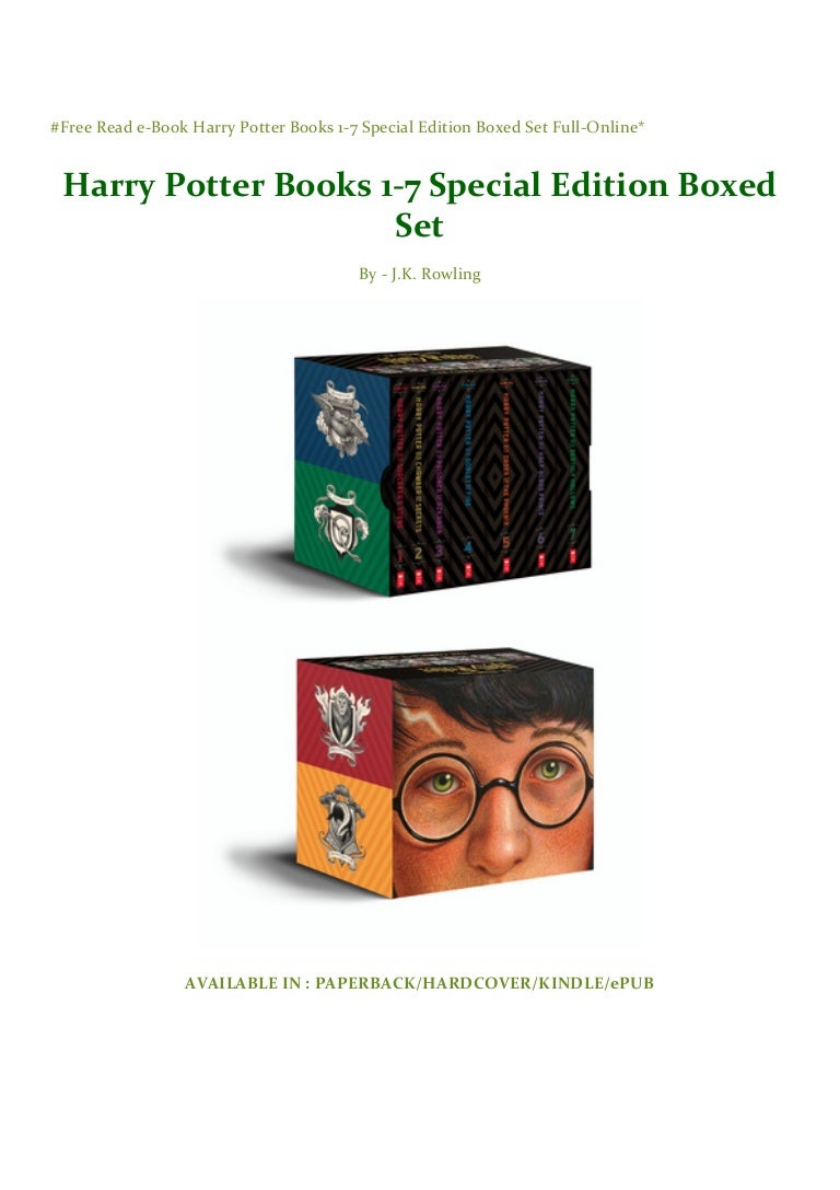 harry potter series free harry potter series free