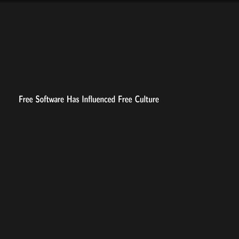 Free Software's Influence on Free Culture
