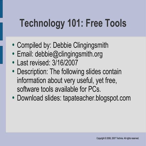 Free Tools