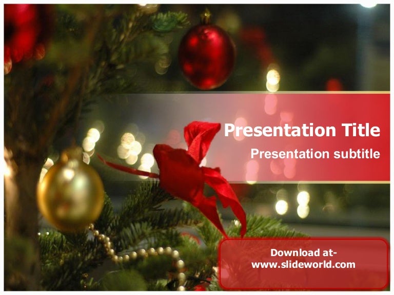 Christmas Powerpoint Templates - Download Pre-Designed Templates for