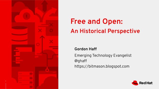 Free and Open:An Historical Perspective