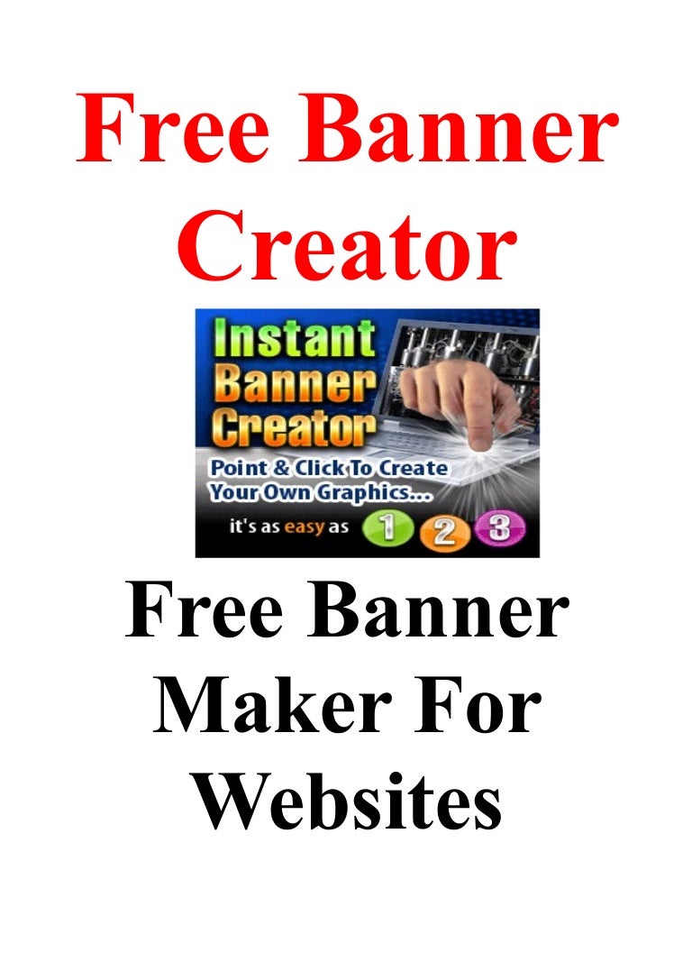 Free Banner Creator Free Banner Maker For Websites