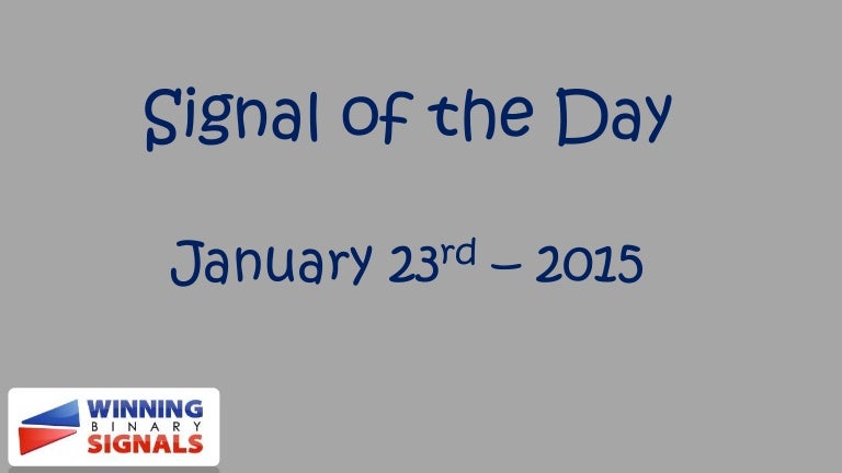 Free binary options signals software