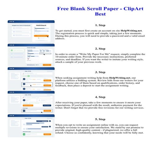 Free Blank Scroll Paper - ClipArt Best. Online assignment writing service.