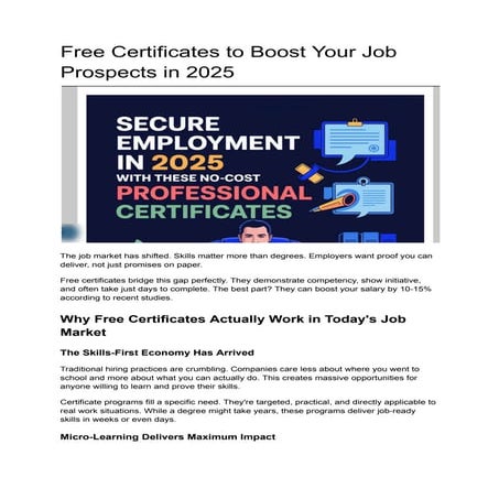 Free Certificates to Boost Your Job Prospects in 2025.pdf