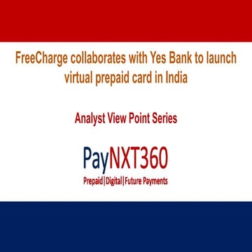 Free charge collaborates with yes bank to launch virtual prepaid card in india 