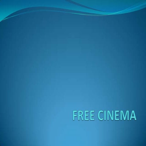 Free cinema PPT