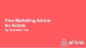 Free Marketing Advice for Airbnb