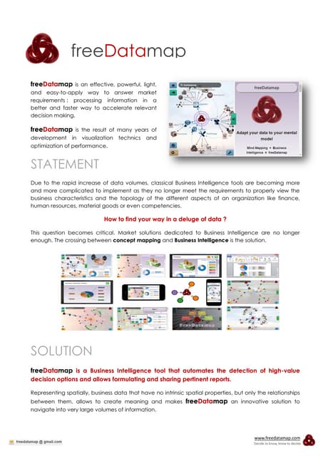 freeDatamap whitepaper - data visualization BI & GIS -